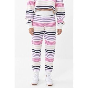 Champion for Urban Outfitters striped joggers sz L